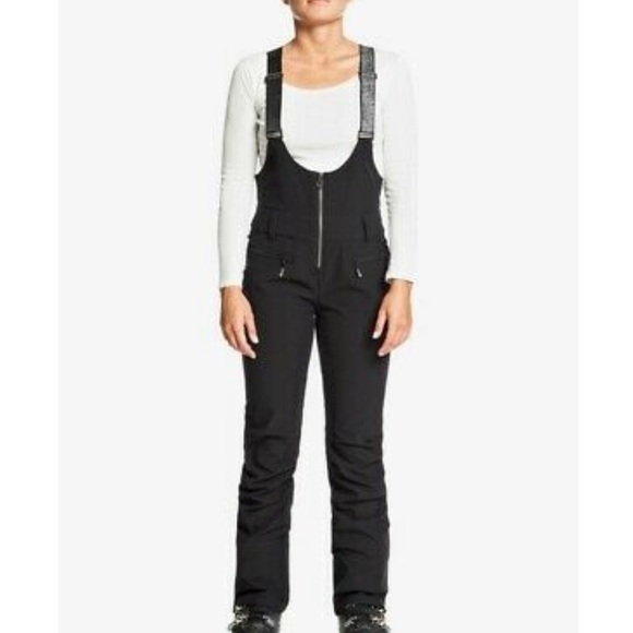 Roxy Pants - NWT ROXY Summit BLACK Ski Pants Ladies Salopettes Shell Snow Bib pants
